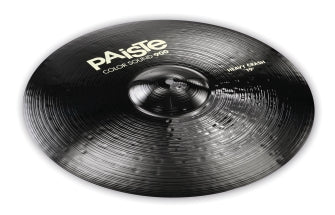 Paiste 900 Series Color Sound 19 Inch Black Heavy Crash Cymbal