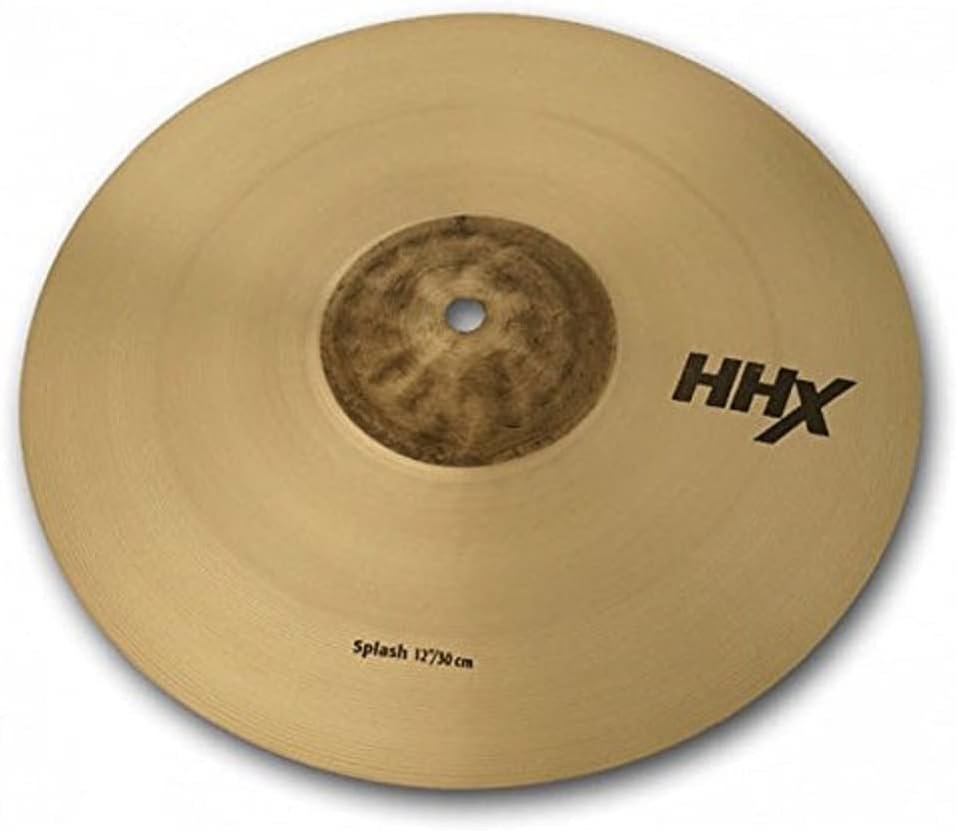Sabian HHX 12 Inch Splash Cymbal l B20 Bronze Alloy l 80% Copper - 20% Tin l Made in Canada l Model 11205XN