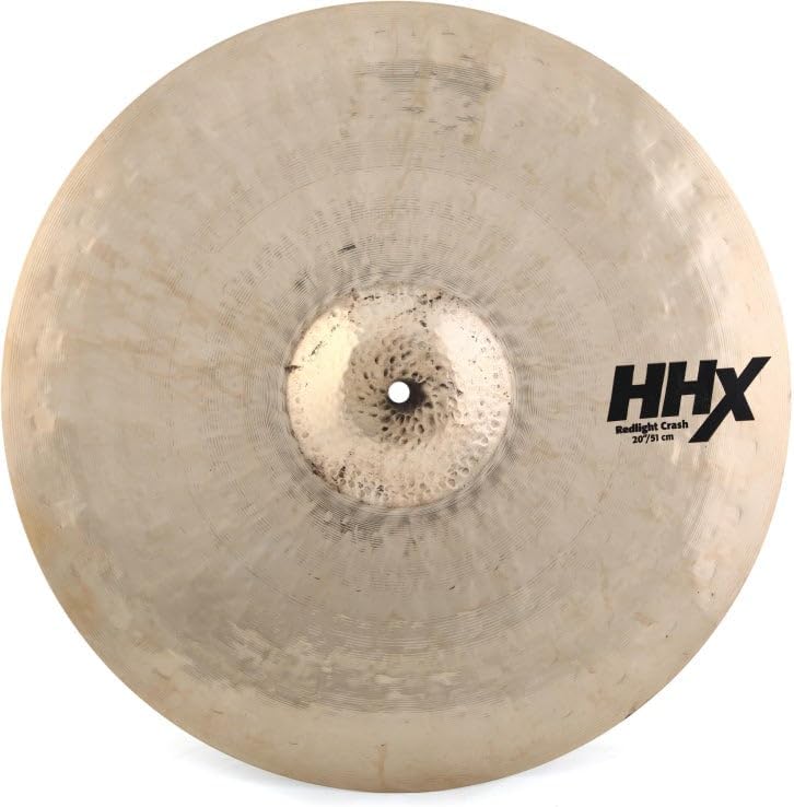 Sabian HHX 20 Inch Red Light Crash Cymbal l B20 Bronze Alloy l 80% Copper - 20% Tin l Made in Canada l Model 12006XTSRLB