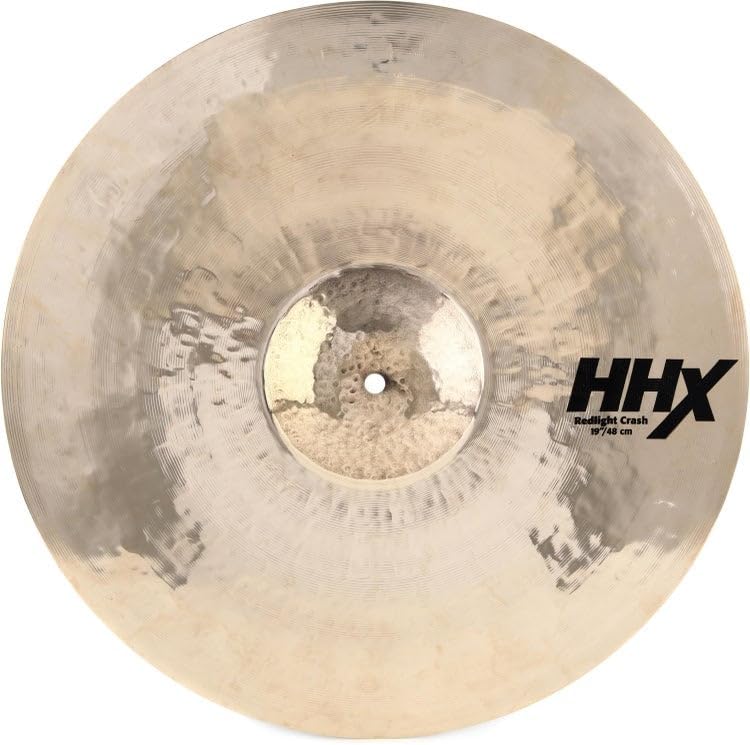 Sabian HHX 19 Inch Red Light Crash Cymbal l B20 Bronze Alloy l 80% Copper - 20% Tin l Made in Canada l Model 11906XTSRLB