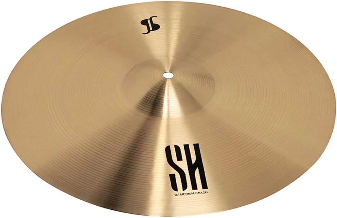 Stagg SH Series 14 Inch Medium Crash Cymbal l B20 Bronze Alloy l 80% - 20% Tin l Model SH-CM14R