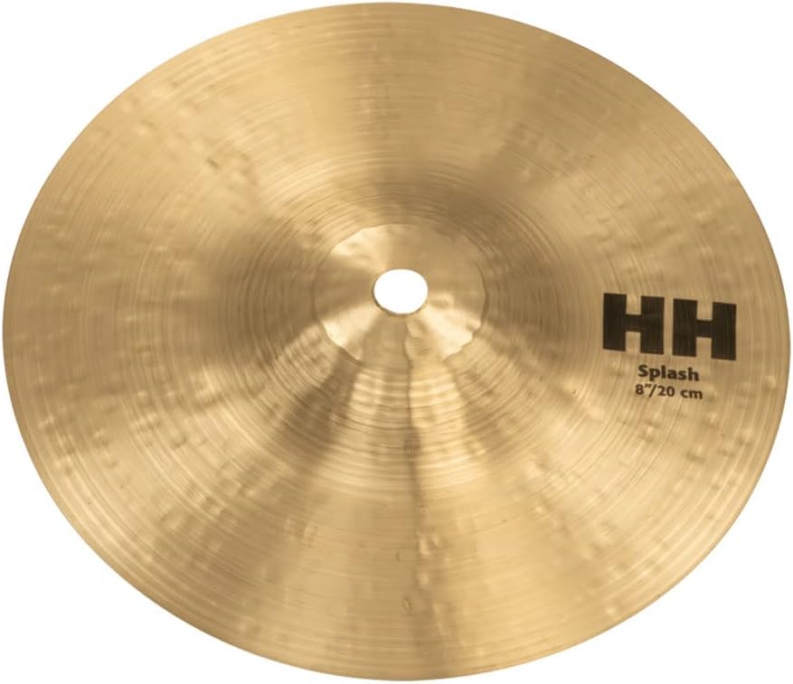 Sabian HH 8 Inch Splash Cymbal l B20 Bronze Alloy l 80% Copper - 20% Tin l Made in Canada l Model 10805
