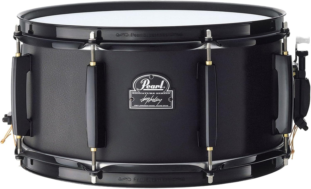 Pearl Joey Jordison 13 Inch x 6.5 Inch Black Steel Signature Snare Drum - Model JJ1365N