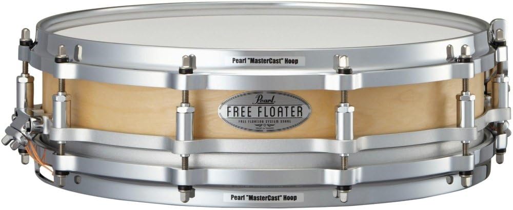 Pearl Free Floating 14 Inch x 3.5 Inch Birch Snare Drum - Satin Birch Finish - Model FTBB1435320