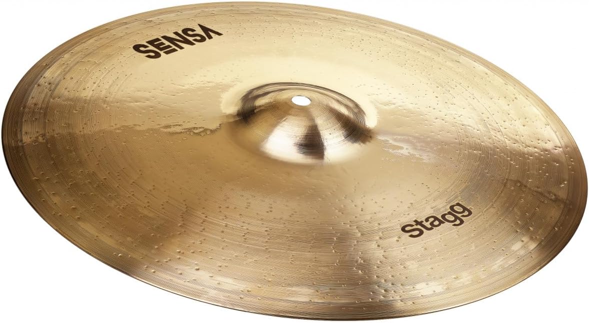 Stagg SENSA Series 14 Inch Medium Crash Cymbal l B20 Bronze Alloy l 80% - 20% Tin l Model SEN-CM14B