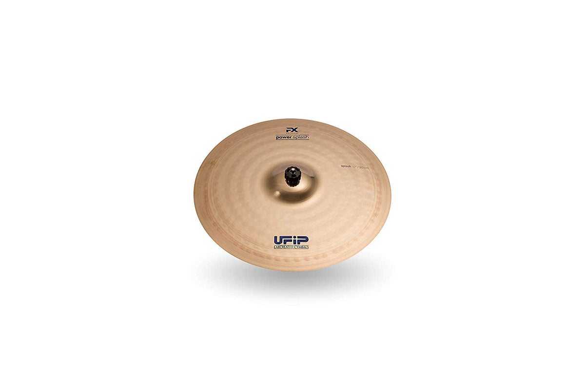 Ufip FX-12PS FX Series 12 Inch Power Splash Cymbal l B20 Bronze Alloy l Hand-Crafted in Italy Since 1931 utilizing our Exclusive Rotocasting Process