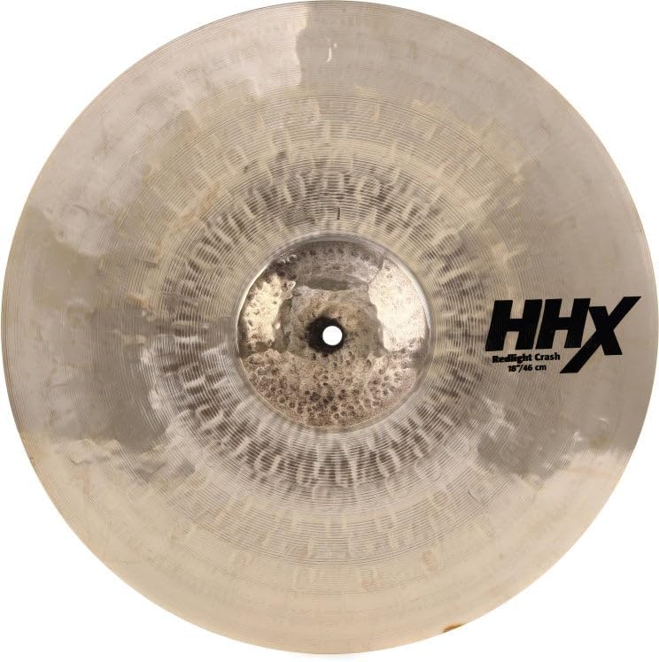 Sabian HHX 18 Inch Red Light Crash Cymbal l B20 Bronze Alloy l 80% Copper - 20% Tin l Made in Canada l Model 11806XTSRLB