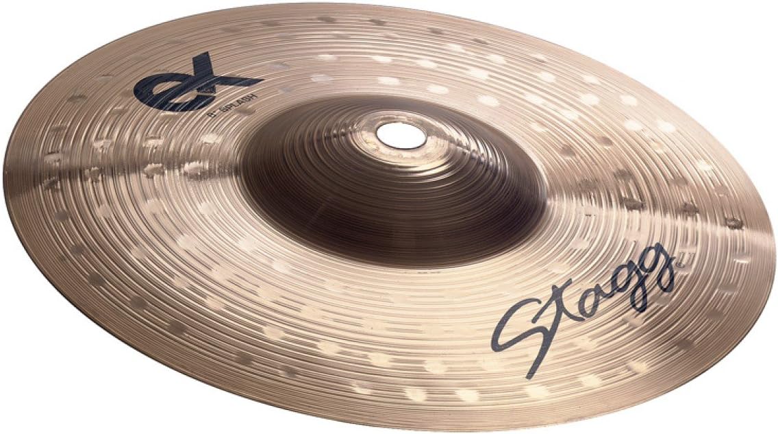 Stagg EX Series 6 Inch Medium Splash Cymbal l Brilliant Finish l B8 Bronze Alloy l 92% Copper - 8% Tin l Model EX-SM6B