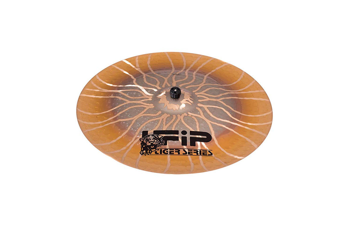 Ufip TS-18CH Tiger Series 18 Inch China Cymbal l Hand Hammered B8 Bronze Alloy l Explosive Sound with Powerful Quick Response & Lasting Sustain l Designed for Hard Rock, Heavy Metal, Punk & Rock