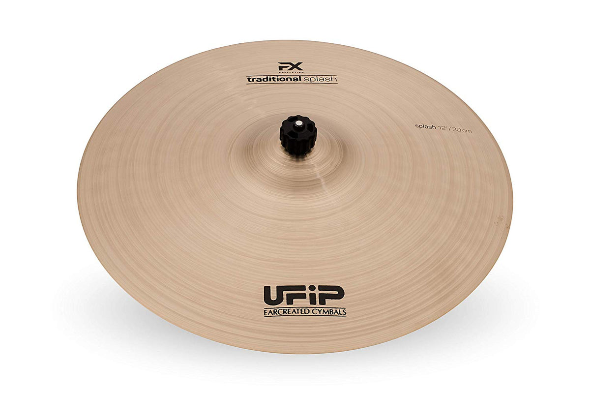 Ufip FX-12TSM FX Series 12 Inch Medium Traditional Splash Cymbal l B20 Bronze Alloy l Hand-Crafted in Italy Since 1931 utilizing our Exclusive Rotocasting Process