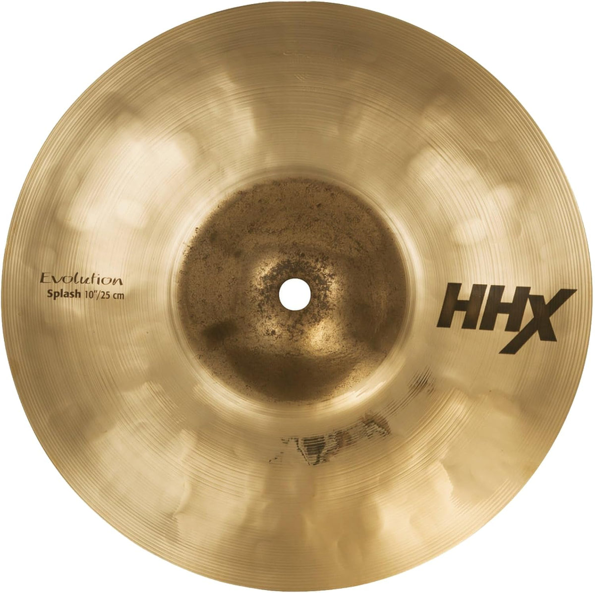 Sabian HHX 10 Inch Evolution Splash Cymbal l Brilliant Finish l B20 Bronze Alloy l 80% Copper - 20% Tin l Made in Canada l Model 11005XEB