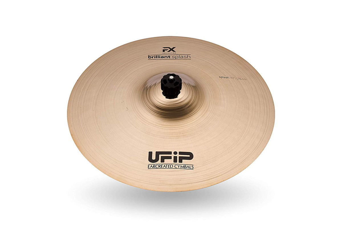 Ufip FX-10BS FX Series 10 Inch Brilliant Splash Cymbal l B20 Bronze Alloy l Hand-Crafted in Italy Since 1931 utilizing our Exclusive Rotocasting Process