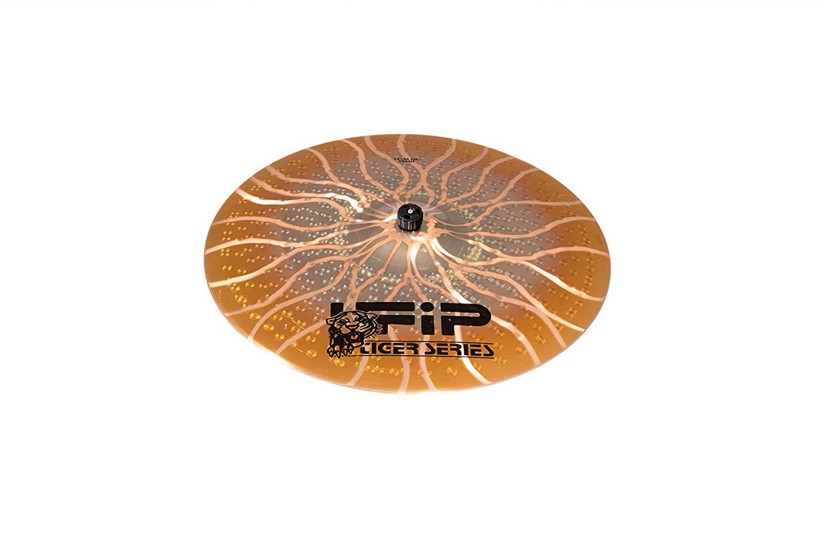 Ufip TS-16 Tiger Series 16 Inch Crash Cymbal l Hand Hammered B8 Bronze Alloy l Explosive Sound with Powerful Quick Response & Lasting Sustain l Designed for Hard Rock, Heavy Metal, Punk & Rock