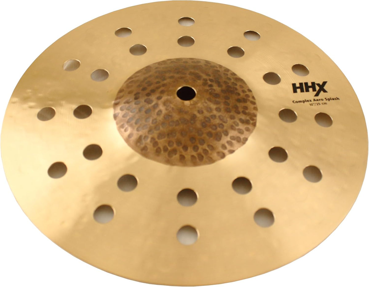 Sabian HHX 10 Inch Complex Aero Splash Cymbal l B20 Bronze Alloy l 80% Copper - 20% Tin l Made in Canada l Model 110XACN