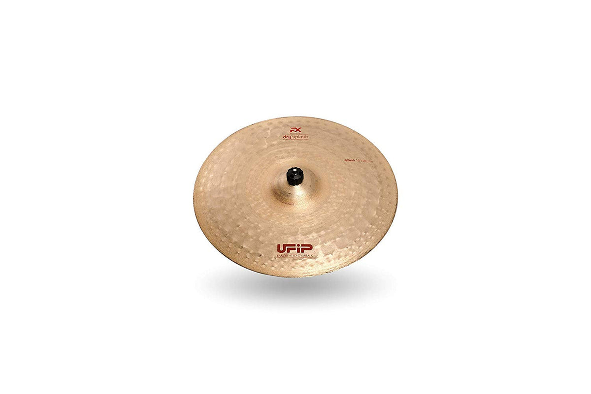 Ufip FX-12DS FX Series 12 Inch Dry Splash Cymbal l B20 Bronze Alloy l Hand-Crafted in Italy Since 1931 utilizing our Exclusive Rotocasting Process