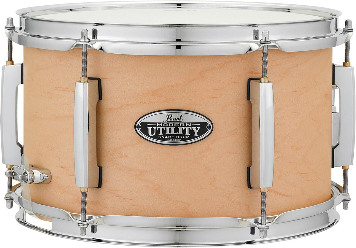 Pearl MUS1270M224 Modern Utility 12"x7" Maple Snare Drum, Matte Natural