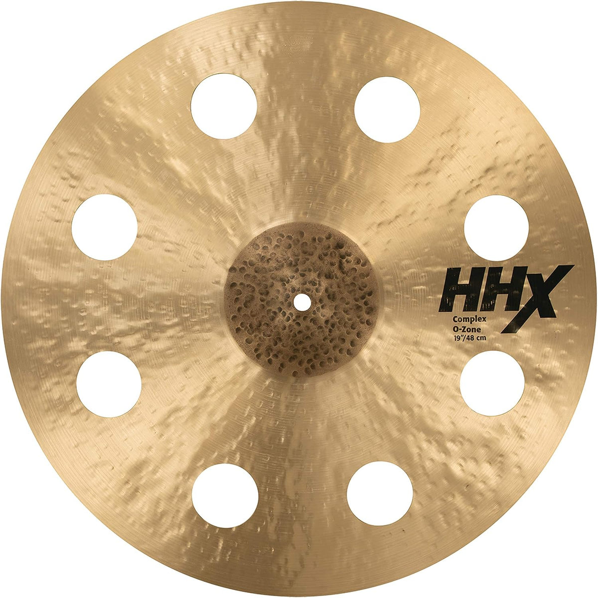 Sabian HHX 19 Inch Complex O-Zone Crash Cymbal l B20 Bronze Alloy l 80% Copper - 20% Tin l Made in Canada l Model 11900XCN
