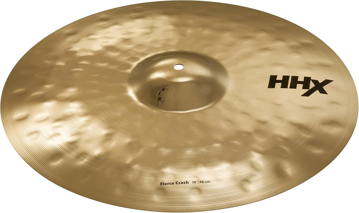 Sabian HHX 19 Inch Fierce Crash Cymbal l Brilliant Finish l B20 Bronze Alloy l 80% Copper - 20% Tin l Made in Canada l Model 11990XBJM