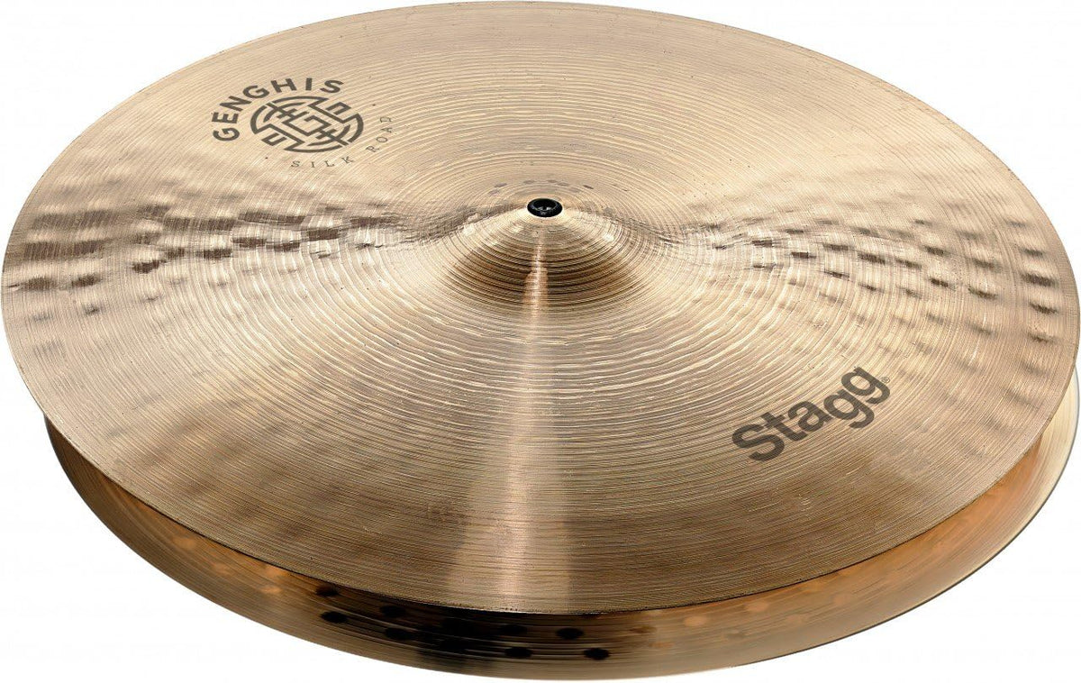 Stagg Genghis 14 Inch Medium Crash Cymbal l B20 Bronze Alloy l 80% - 20% Tin l Model GENG-HM14R