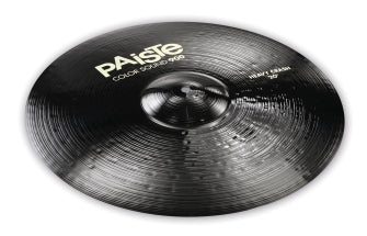 Paiste 900 Series Color Sound 20 Inch Black Heavy Crash Cymbal