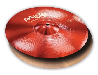 Paiste 900 Series Color Sound 14 Inch Red Hi Hat Cymbals