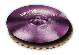 Paiste 900 Series Color Sound 14 Inch Purple Sound Edge Hi Hat Cymbals