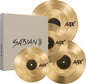 Sabian AAX Freq Performance Set l B20 Bronze Alloy l 80% Copper - 20% Tin l Made in Canada l Model 25005XFC