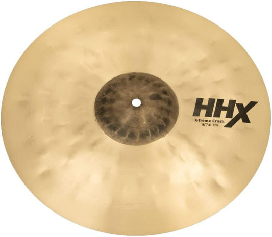 Sabian HHX 16 Inch X-Treme Crash Cymbal l B20 Bronze Alloy l 80% Copper - 20% Tin l Made in Canada l Model 11692XN