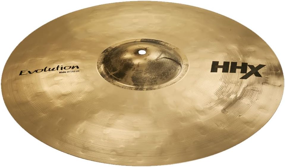 Sabian HHX 21 Inch Evolution Ride Cymbal l B20 Bronze Alloy l 80% Copper - 20% Tin l Made in Canada l Model 12112XEB