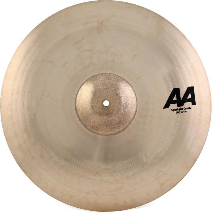 Sabian AA 20 Inch Spotlight Crash Cymbal l B20 Bronze Alloy l 80% Copper - 20% Tin l Made in Canada l Model 22006TSSLB