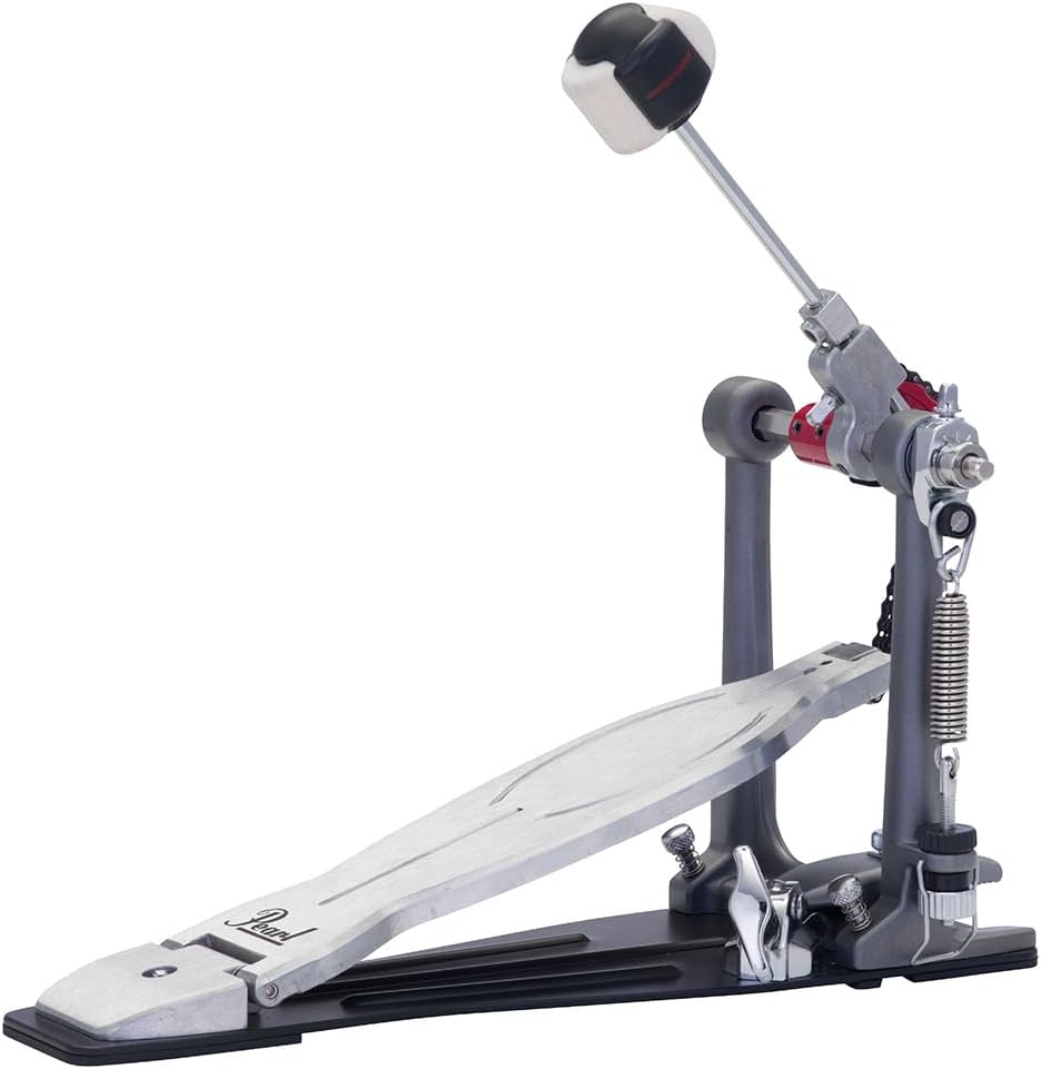 PEARL Eliminator Solo: Red Cam Single Bass Drum Kick Pedal (P1030R)