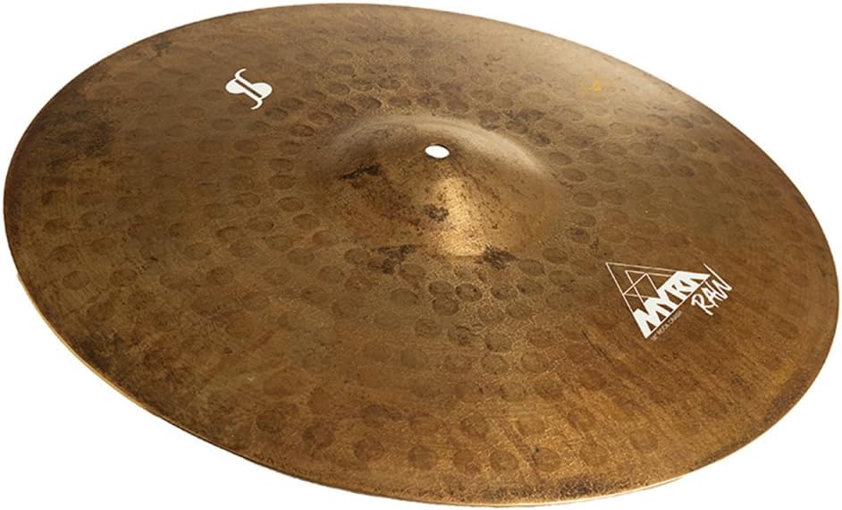 Stagg MYRA 18 Inch Raw Rock Crash Cymbal l B20 Bronze Alloy l 80% - 20% Tin l Model MYR-CR18RW