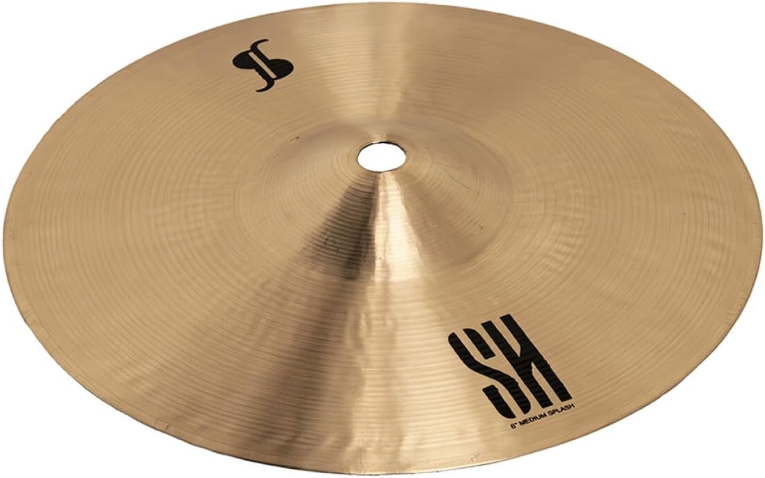 Stagg SH Series 6 Inch Medium Splash Cymbal l B20 Bronze Alloy l 80% - 20% Tin l Model SH-SM6R