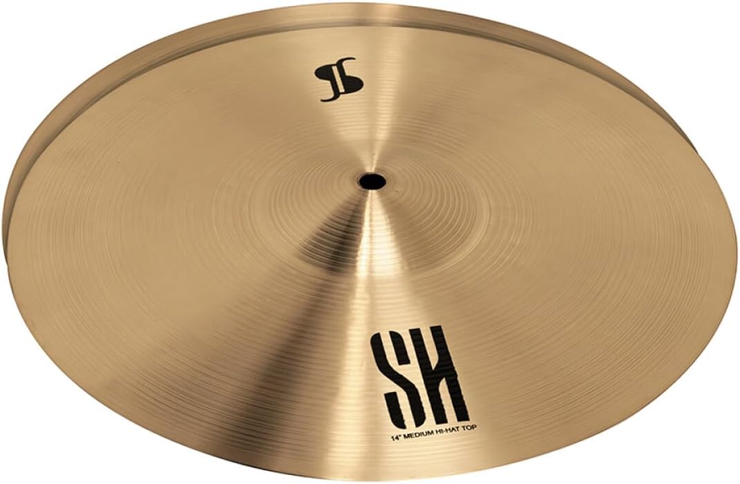 Stagg SH Series 14 Inch Medium Hi Hat Cymbals l B20 Bronze Alloy l 80% - 20% Tin l Model SH-HM14R