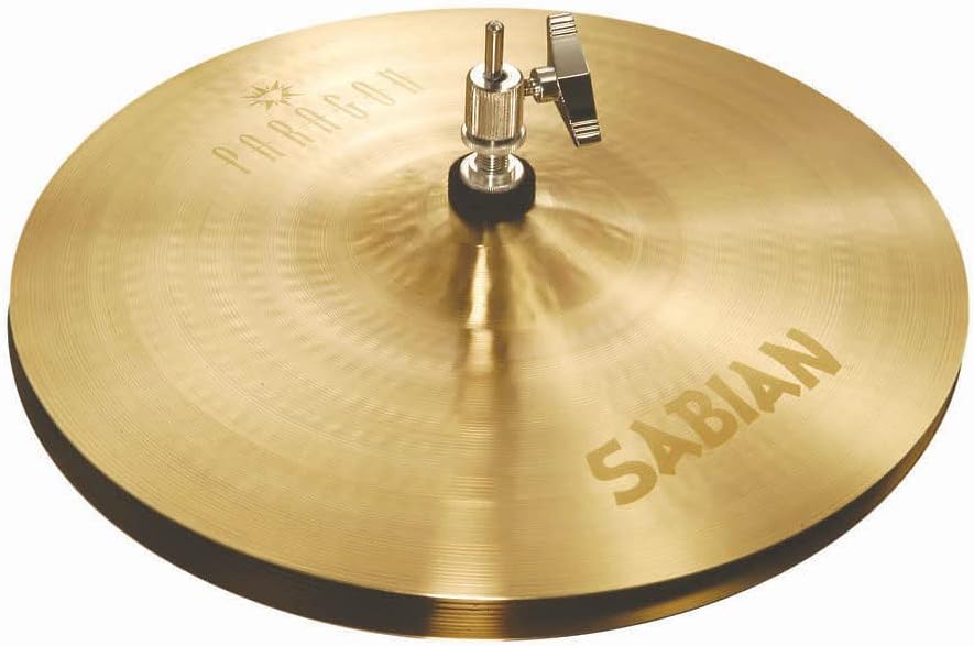 Sabian Paragon 13 Inch Hi Hat Cymbals l B20 Bronze Alloy l 80% Copper - 20% Tin l Made in Canada l Model NP1302N