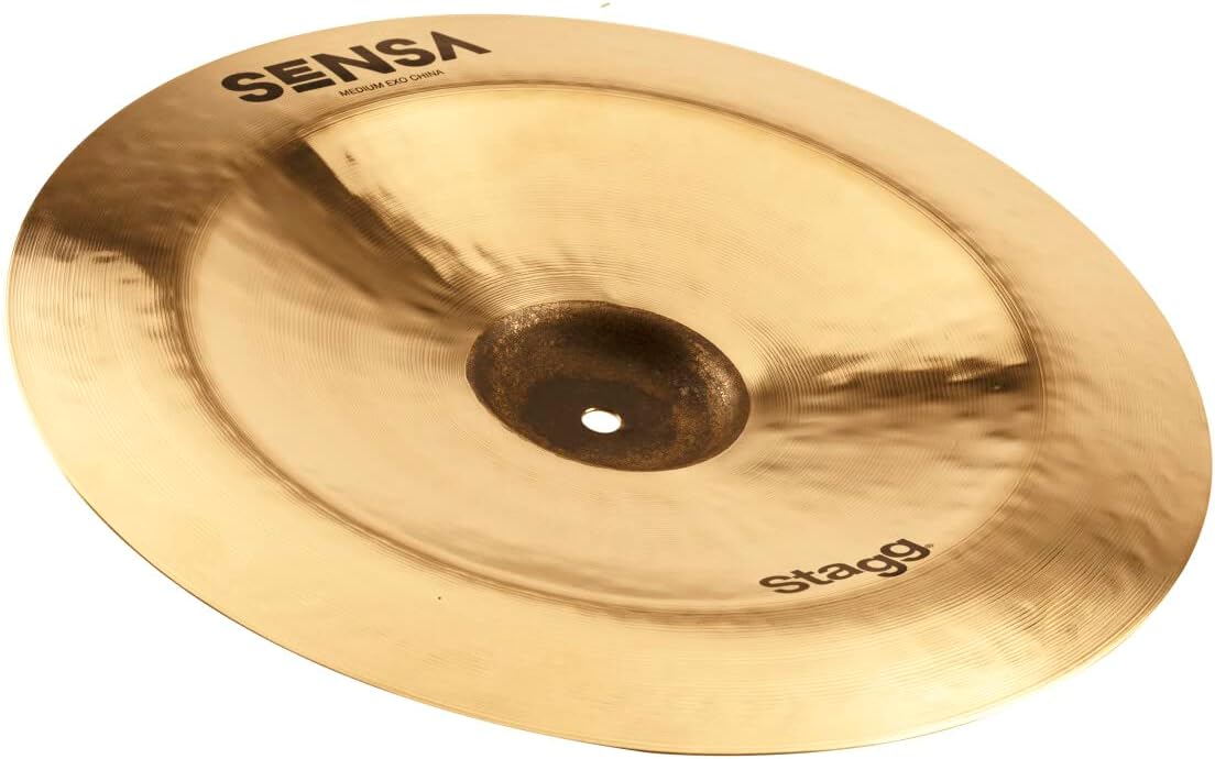 Stagg SENSA Series 14 Inch EXO China Cymbal l B20 Bronze Alloy l 80% - 20% Tin l Model SEN-CH14E