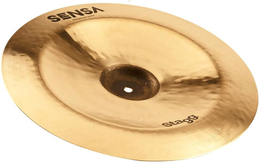 Stagg SENSA Series 16 Inch EXO China Cymbal l B20 Bronze Alloy l 80% - 20% Tin l Model SEN-CH16E
