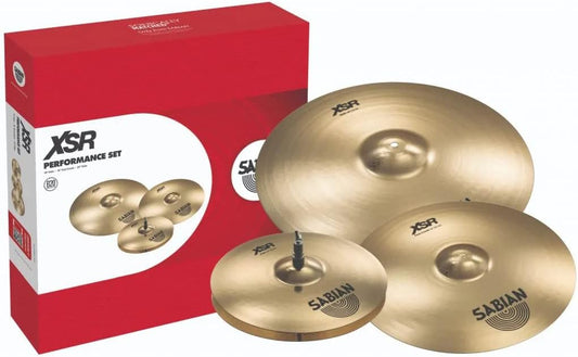 Sabian XSR Performance Set l B20 Bronze Alloy l 80% Copper - 20% Tin l Made in Canada l Model XSR5005B