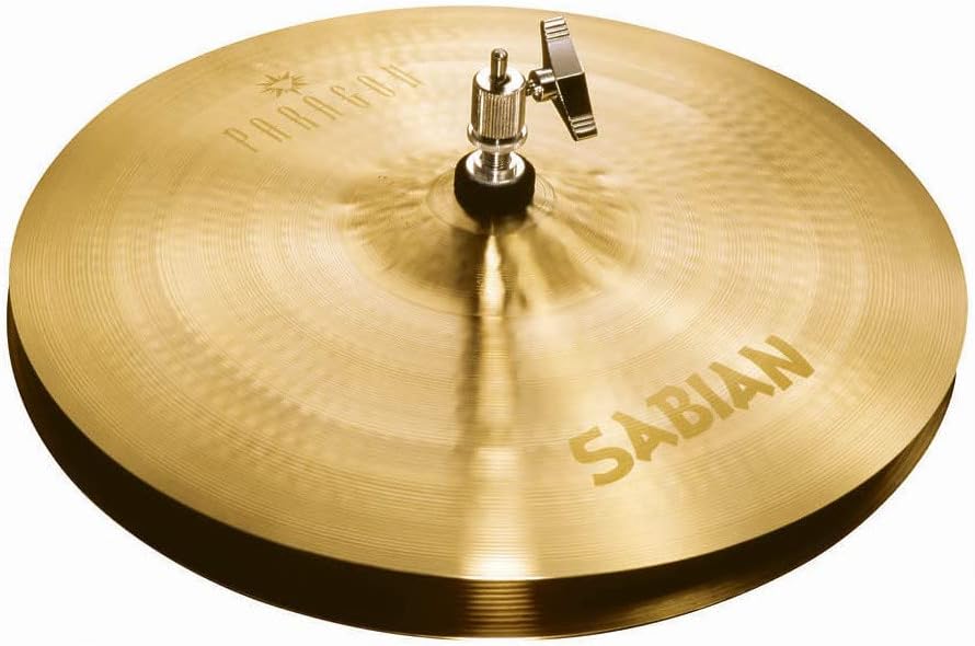 Sabian Paragon 14 Inch Hi Hat Cymbals l B20 Bronze Alloy l 80% Copper - 20% Tin l Made in Canada l Model NP1402N