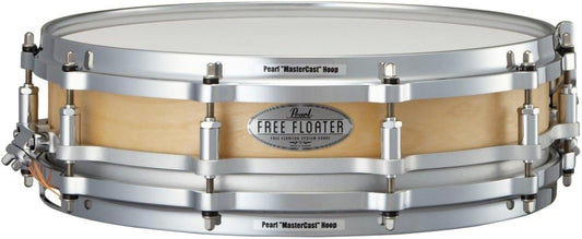 Pearl Free Floating 14 Inch x 3.5 Inch Birch Snare Drum - Satin Birch Finish - Model FTBB1435320