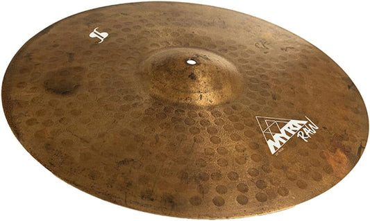 Stagg MYRA 21 Inch Raw Ride Cymbal l B20 Bronze Alloy l 80% - 20% Tin l Model MYR-RR21RW