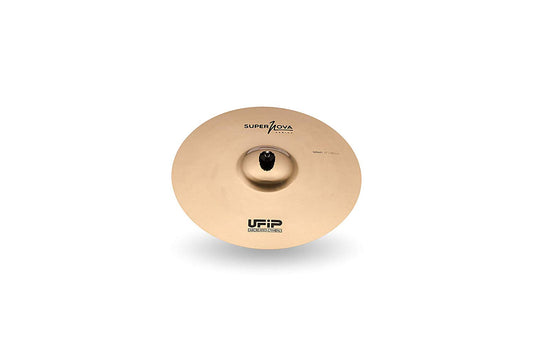 Ufip SN-12 Supernova Series 12 Inch Splash Cymbal l B8 Bonze Alloy l Hand-Crafted in Italy Since 1931 l Hand Polished Brilliant Finish l Designed for Hip Hop, Drum and Bass, Funk & Urban Genres