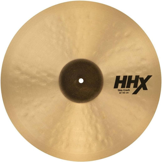 Sabian HHX 18 Inch Thin Crash Cymbal l B20 Bronze Alloy l 80% Copper - 20% Tin l Made in Canada l Model 11806XTN