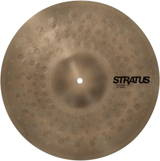 Sabian Stratus 12 Inch Cirro Stax Cymbal l B20 Bronze Alloy l 80% Copper - 20% Tin l Made in Canada l Model S12CS