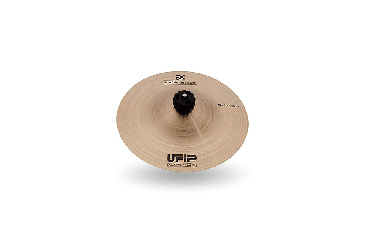 Ufip FX-06TS FX Series 6 Inch Traditional Splash Cymbal l B20 Bronze Alloy l Hand-Crafted in Italy Since 1931 utilizing our Exclusive Rotocasting Process