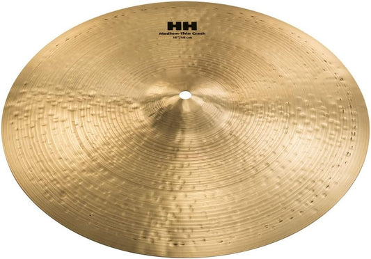 Sabian HH 16 Inch Medium Thin Crash Cymbal l B20 Bronze Alloy l 80% Copper - 20% Tin l Made in Canada l Model 11607