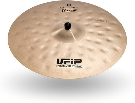 Ufip ES-18BC Experience Collection 18 Inch Bell Crash Cymbal l B20 Bronze Alloy l Hand-Crafted in Italy Since 1931 utilizing our Exclusive Rotocasting Process