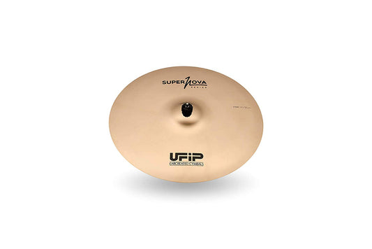 Ufip SN-14 Supernova Series 14 Inch Crash Cymbal l B8 Bonze Alloy l Hand-Crafted in Italy Since 1931 l Hand Polished Brilliant Finish l Designed for Hip Hop, Drum and Bass, Funk & Urban Genres