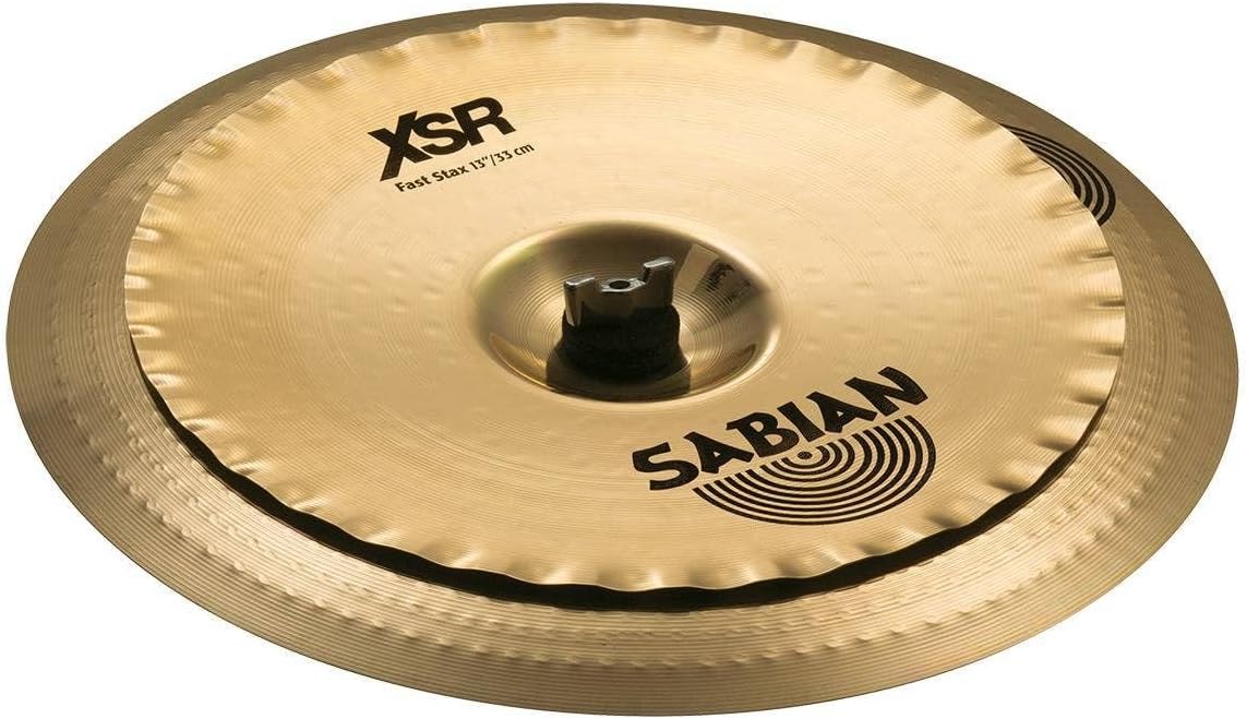 Sabian XSR Fast Stax l B20 Bronze Alloy l 80% Copper - 20% Tin l Made in Canada l Model XSRFSXB
