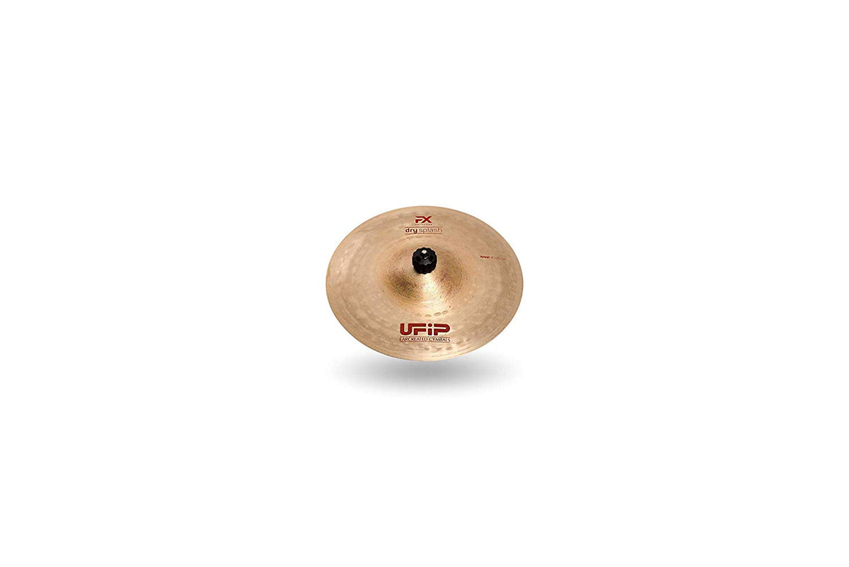 Ufip FX-08DS FX Series 8 Inch Dry Splash Cymbal l B20 Bronze Alloy l Hand-Crafted in Italy Since 1931 utilizing our Exclusive Rotocasting Process